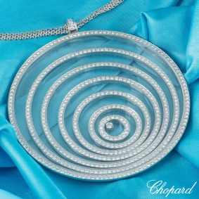 Chopard White Gold Happy Spirit Diamond Pendant 795778/1001